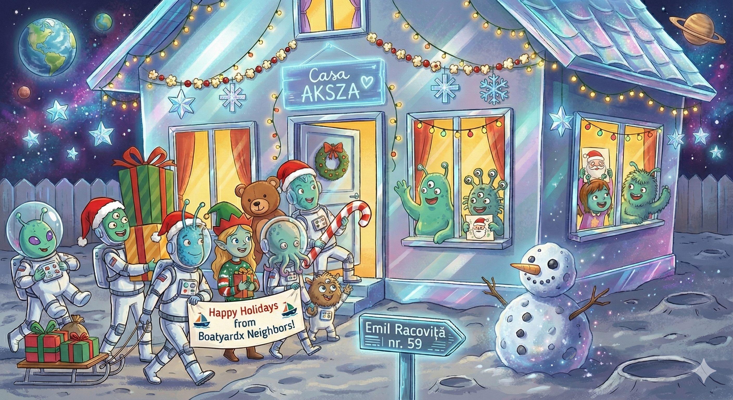 Donații de Crăciun pentru Casa AKSZA